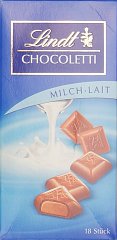 Lindt male chocoletti milch lait